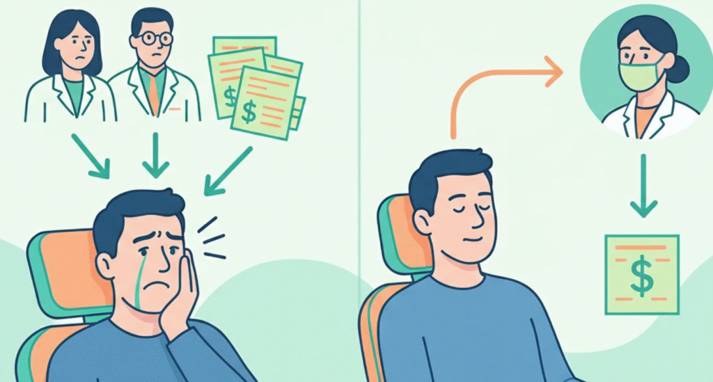 خطرات انتخاب دندانپزشک اشتباه !