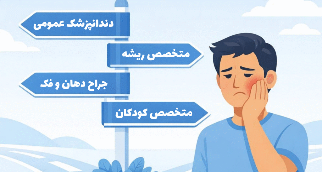انتخاب دندانپزشک برای دندان درد